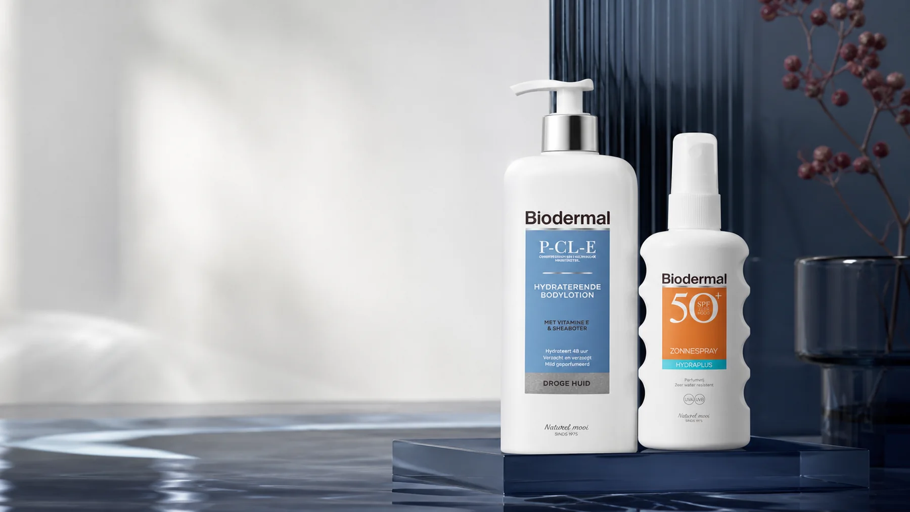 Biodermal huidverzorging in een heldere Nederlandse dermocosmetische studio