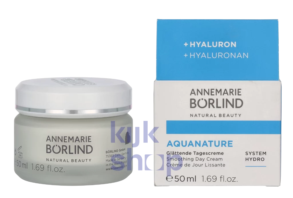 Annemarie Borlind Aquanature Smoothing Day Cream Jar Annemarie Borlind