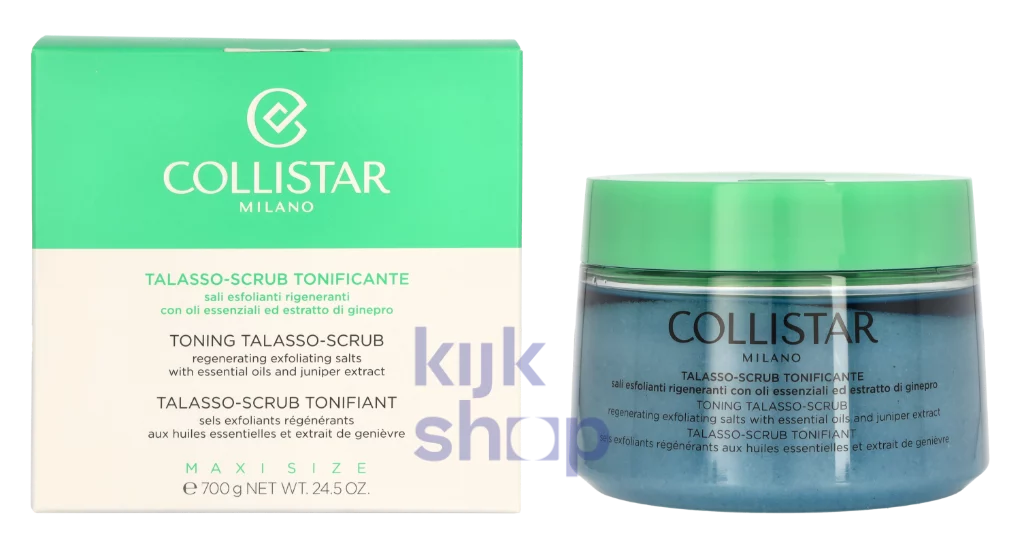 Collistar Toning Talasso Scrub Regenerating Exfoliating Salts With Essential Oil sand Juniper Extract Collistar