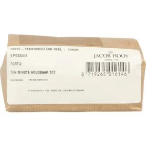 Fenegriekzaad heel Jacob Hooy 250g