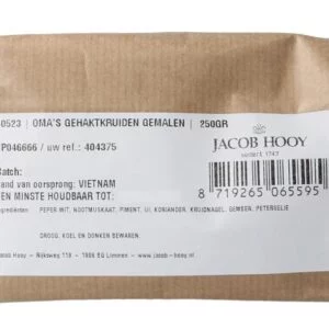 Oma's gehaktkruiden gemalen Jacob Hooy 250gr