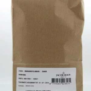 Mariadistelkruid gesneden Jacob Hooy 250g