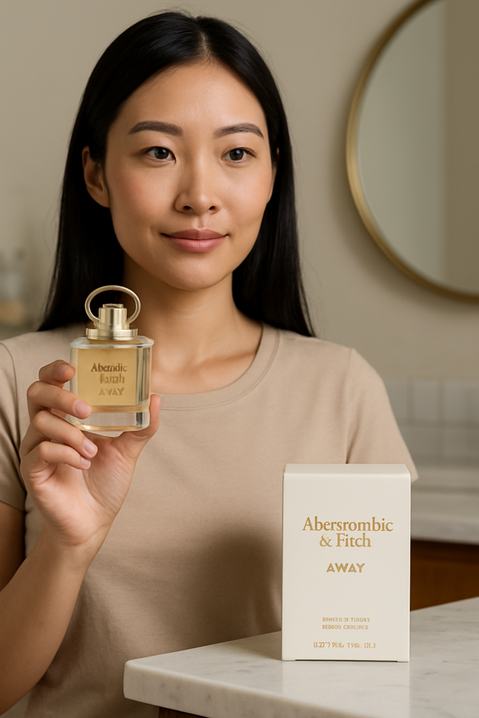 Abercrombie & Fitch Abercrombie & Fitch Away Woman EDP Spray 100ml - sfeerfoto in gebruik