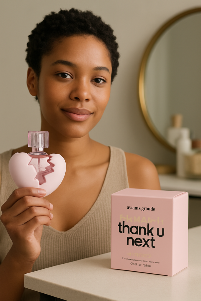 Ariana Grande Thank U Next EDP Spray 30ml - sfeerfoto in gebruik