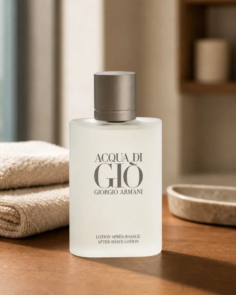 Armani Acqua Di Gio Pour Homme After Shave Lotion - sfeerfoto kaptafel
