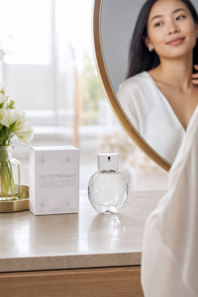 Armani Diamonds Eau de parfum 50ml - sfeerfoto kaptafel