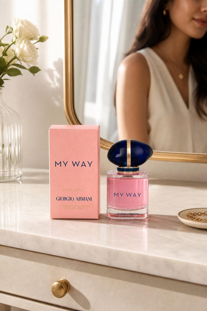 Armani My Way Eau de parfum 30ml - sfeerfoto kaptafel