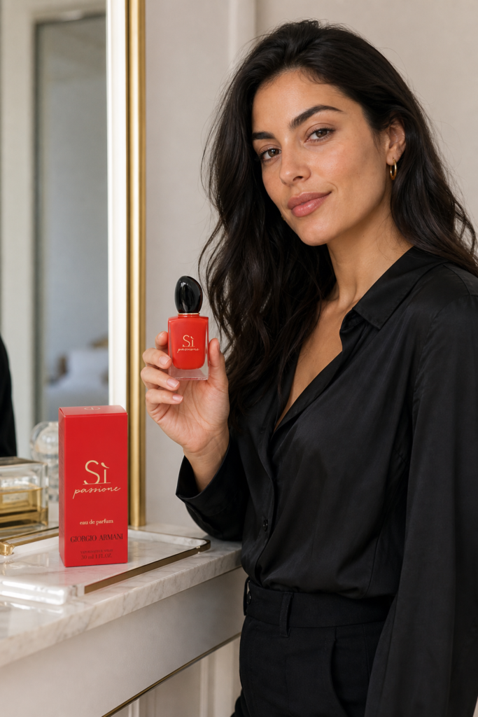 Armani Sì Passione Eau de parfum 30ml - sfeerfoto in gebruik