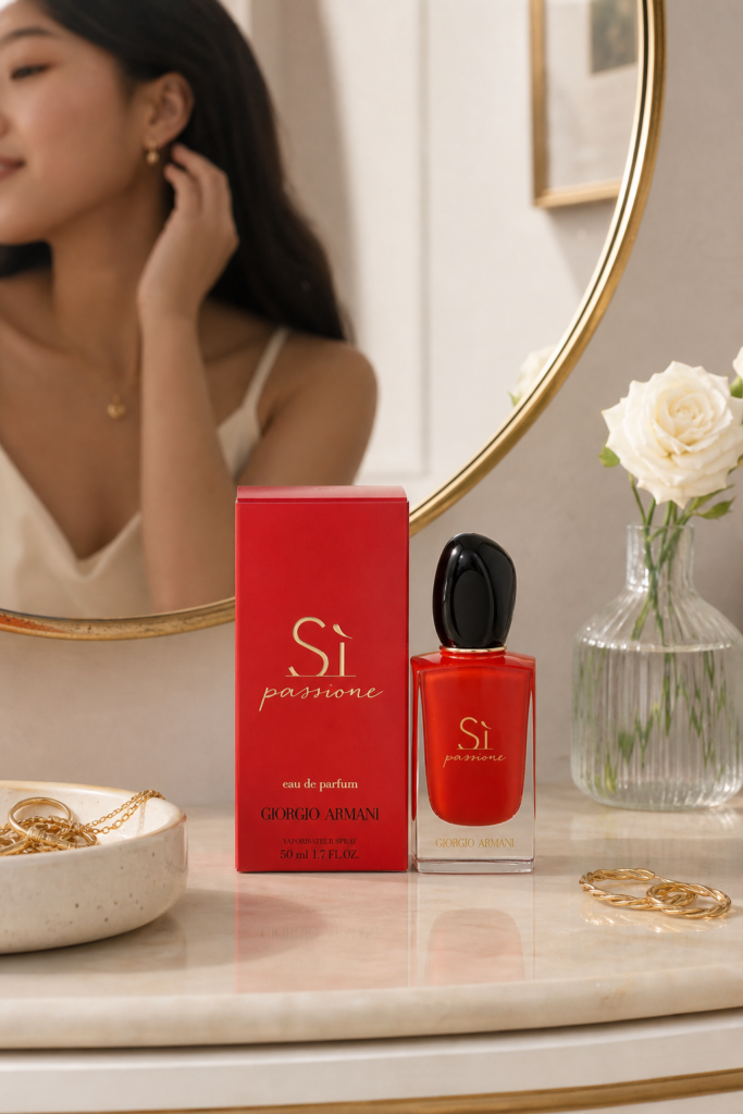 Armani Sì Passione Eau de parfum 50ml - sfeerfoto kaptafel