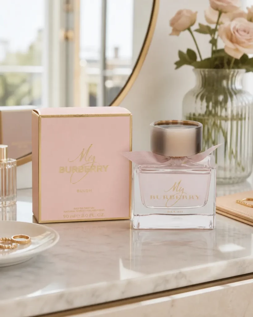 Burberry My Burberry Blush Edp Spray - sfeerfoto kaptafel