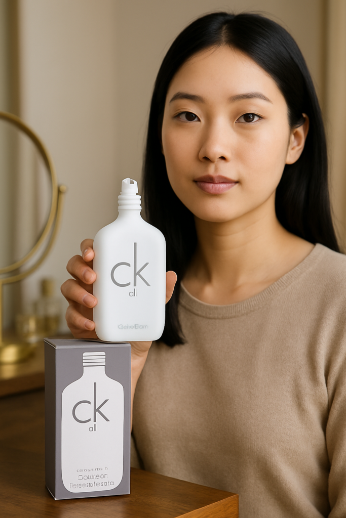 Calvin Klein Ck All EDT Spray 200ml - sfeerfoto in gebruik