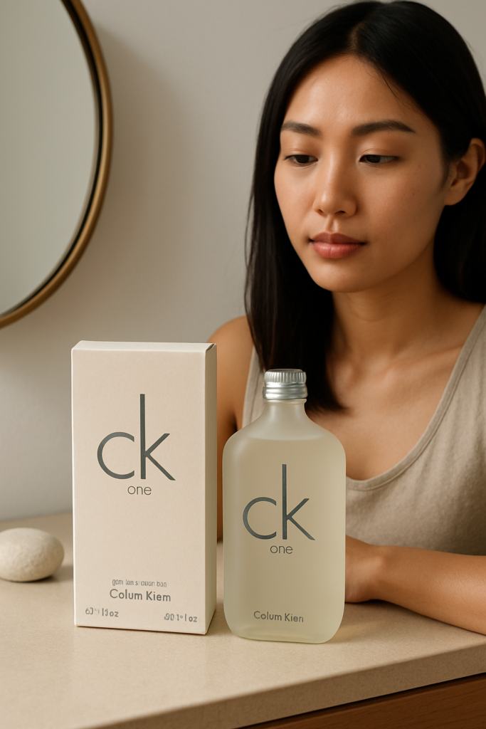 Calvin Klein Ck One EDT Spray 200ml - sfeerfoto kaptafel