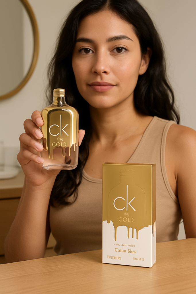 Calvin Klein Ck One Gold EDT Spray 100ml - sfeerfoto in gebruik