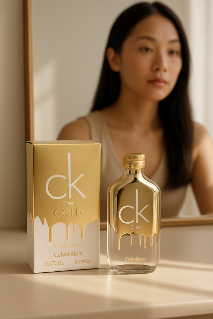 Calvin Klein Ck One Gold EDT Spray 100ml - sfeerfoto kaptafel