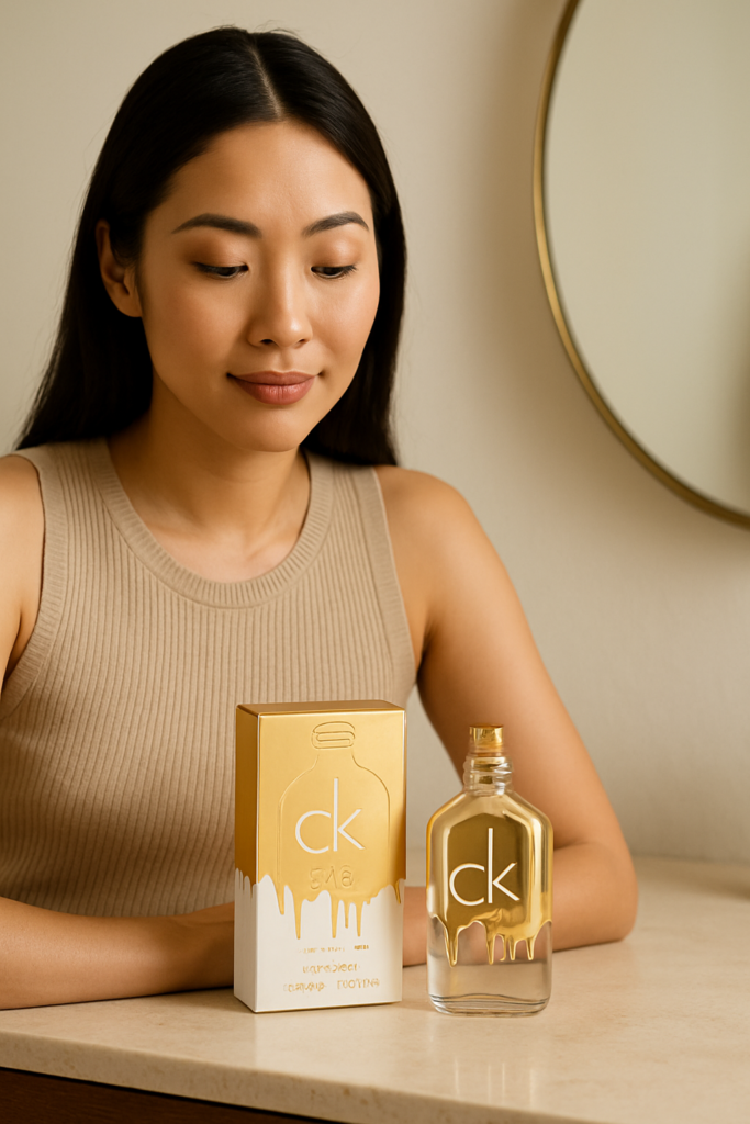 Calvin Klein Ck One Gold EDT Spray 50ml - sfeerfoto kaptafel
