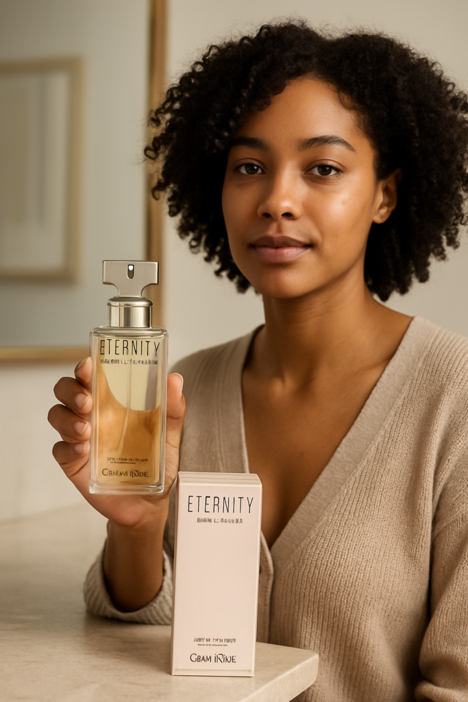Calvin Klein Eternity For Women EDP Spray 100ml - sfeerfoto in gebruik