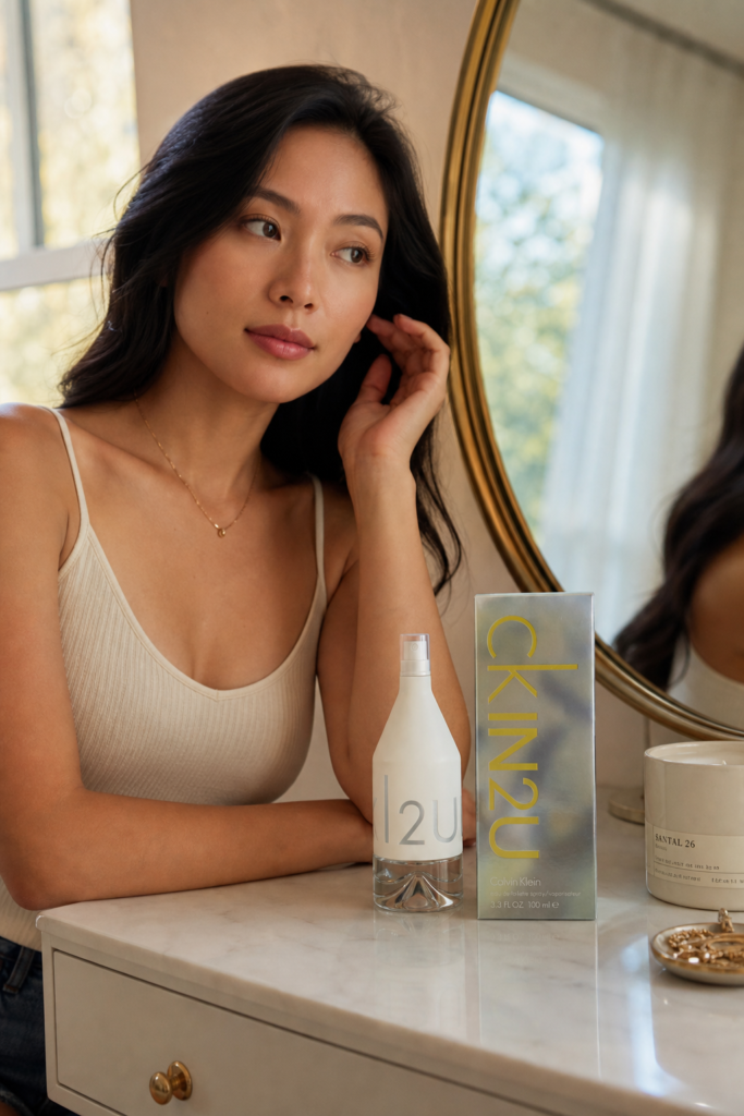 Calvin Klein In2U her Eau de toilette - sfeerfoto kaptafel