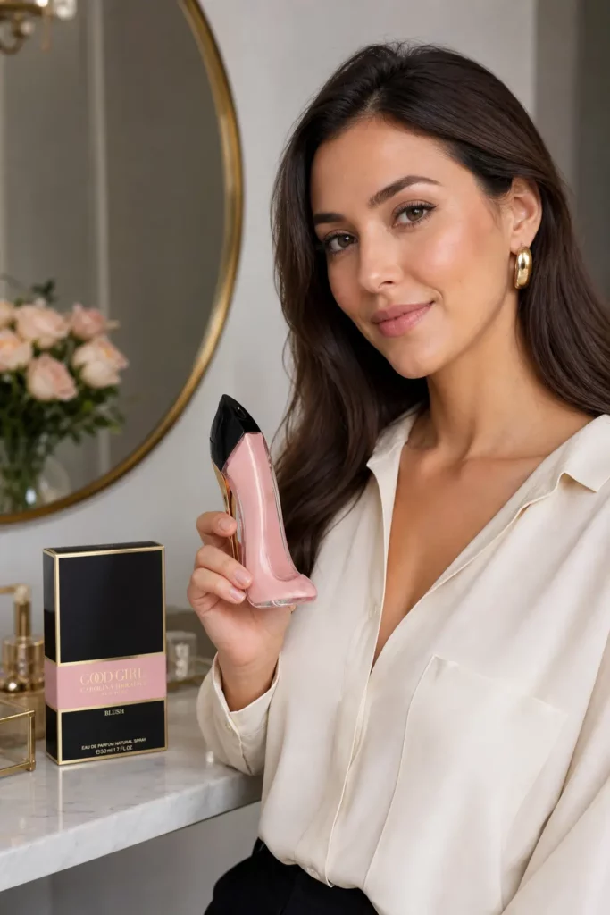 Carolina Herrera Good Girl Blush Edp Spray - sfeerfoto in gebruik