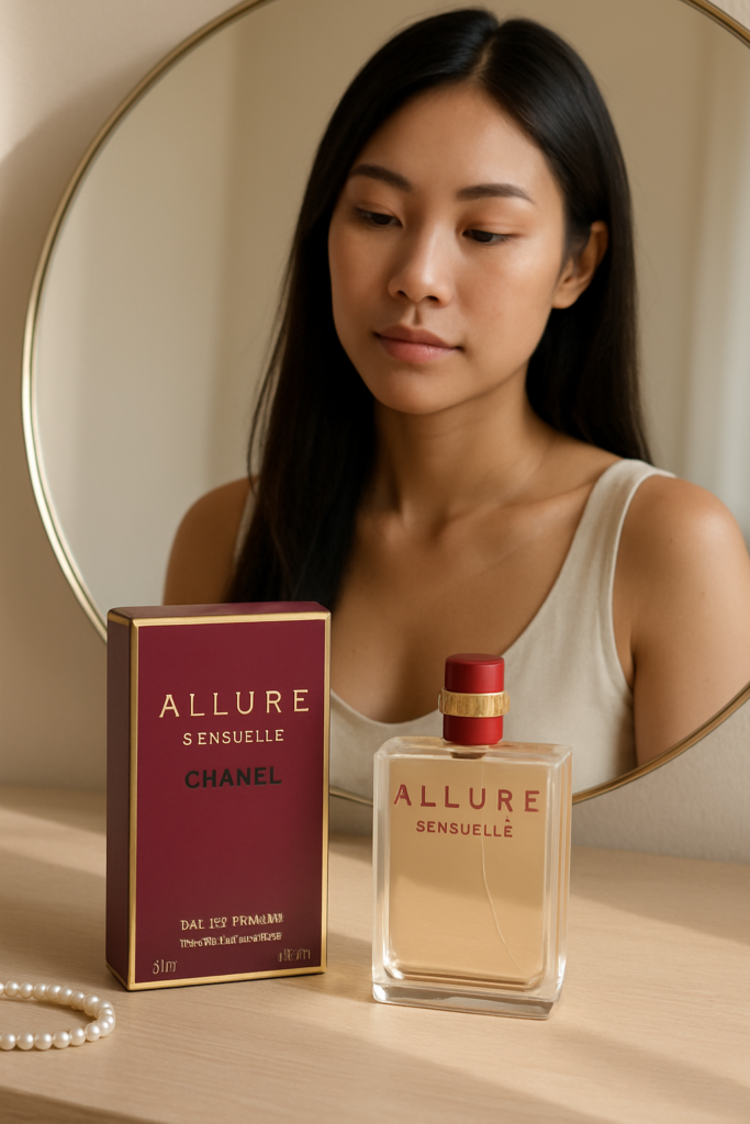 Chanel Allure Sensuelle Eau de parfum 100ml - sfeerfoto kaptafel