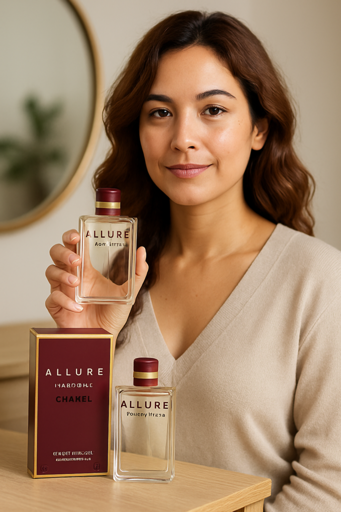 Chanel Allure Sensuelle Eau de parfum 50ml - sfeerfoto in gebruik