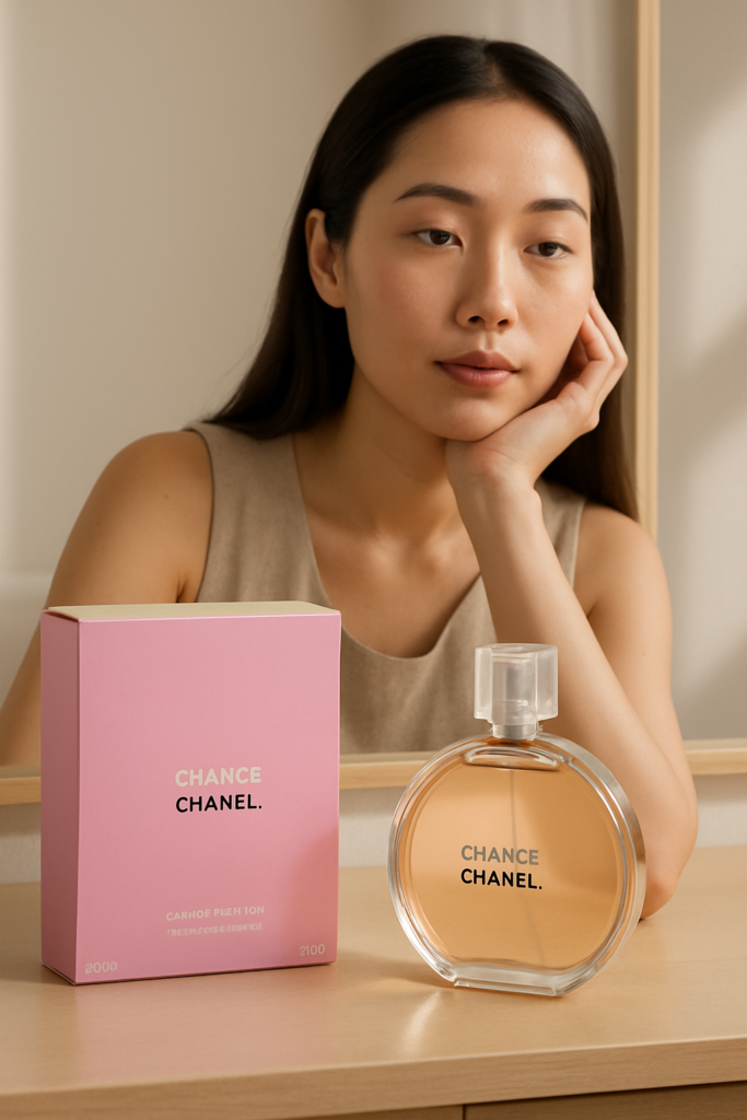 Chanel Chance Eau de toilette 150ml - sfeerfoto kaptafel