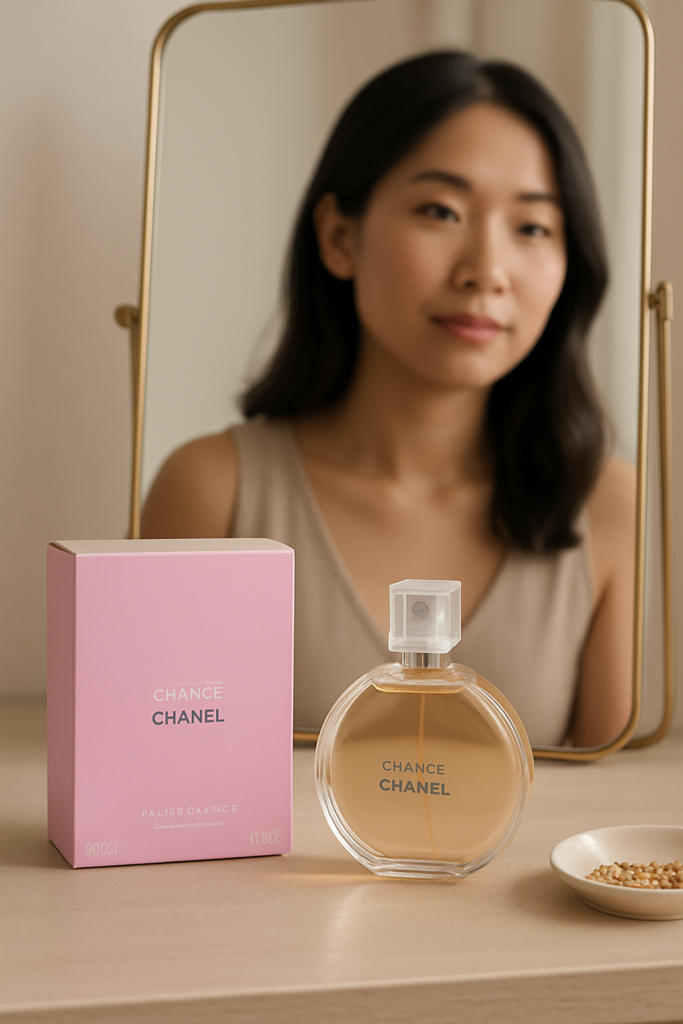 Chanel Chance Eau de toilette 35ml - sfeerfoto kaptafel
