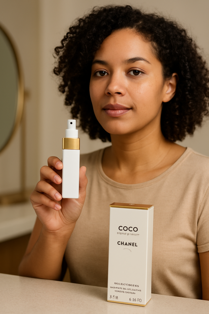 Chanel Coco Mademoiselle Eau de toilette Refillable - sfeerfoto in gebruik