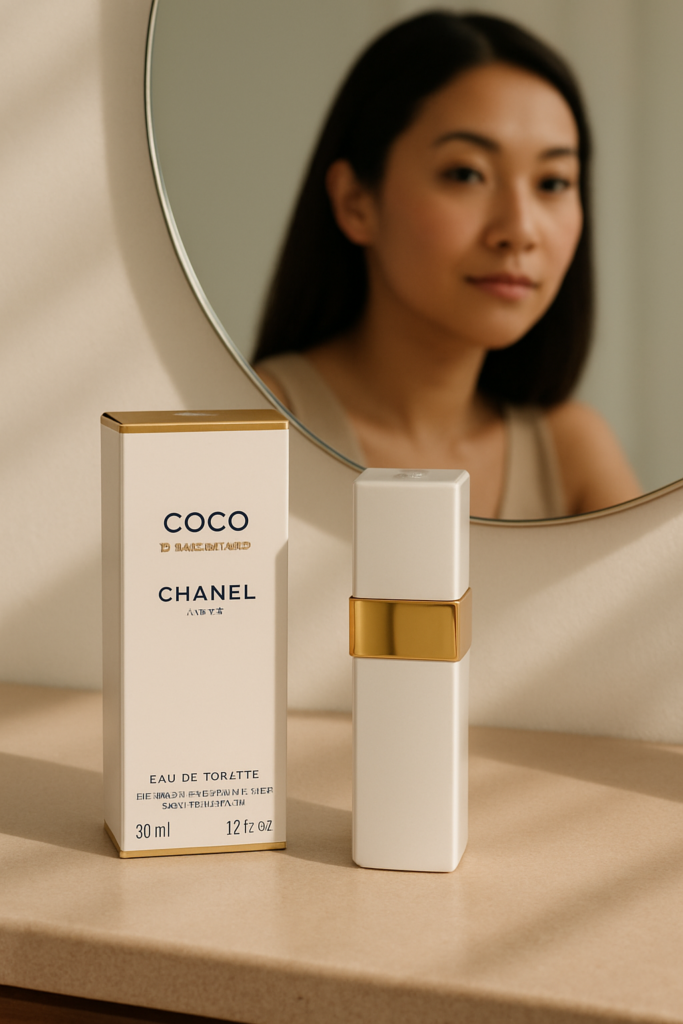 Chanel Coco Mademoiselle Eau de toilette Refillable - sfeerfoto kaptafel