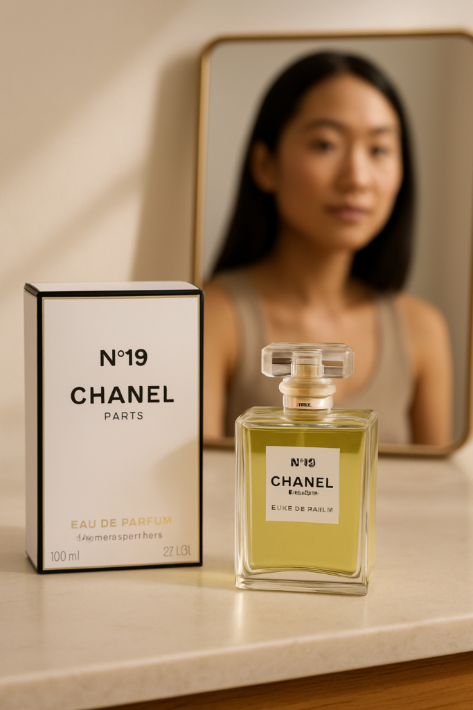 Chanel No 19 Eau de parfum - sfeerfoto kaptafel