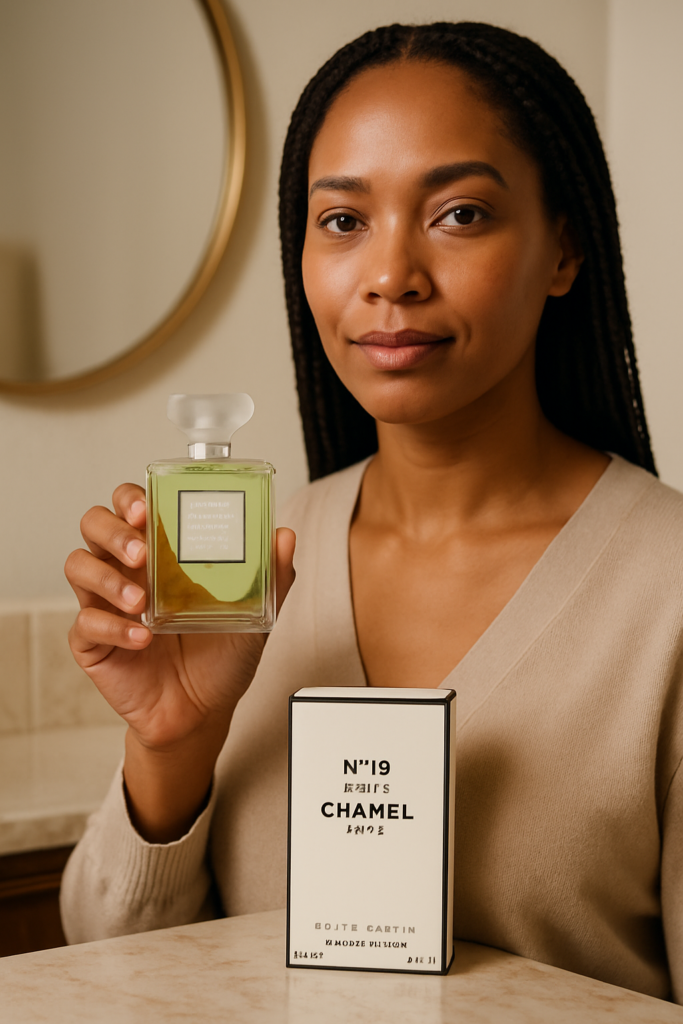 Chanel No 19 Poudre Eau de parfum - sfeerfoto in gebruik