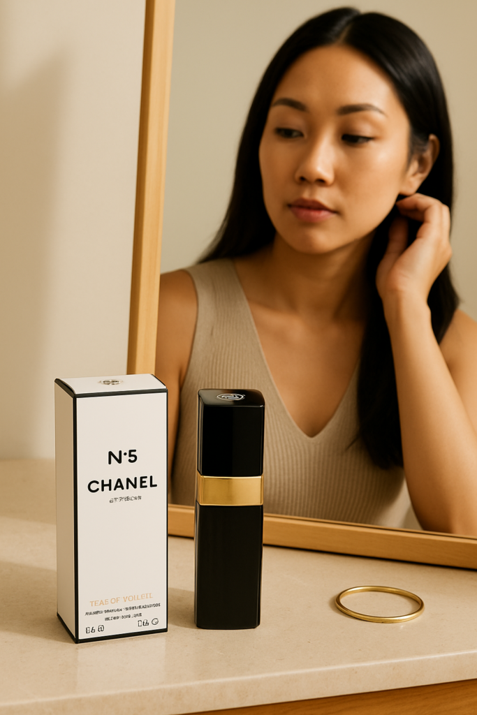 Chanel No 5 Eau de toilette 50ml - sfeerfoto kaptafel