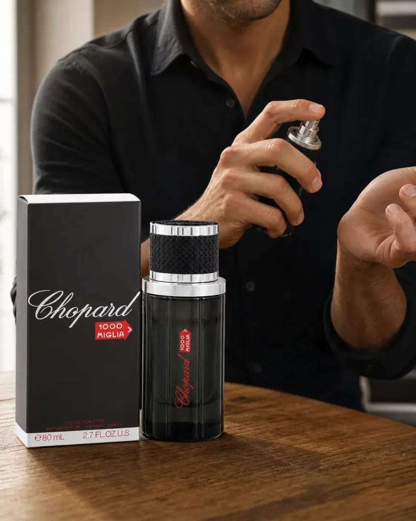 Chopard 1000 Miglia Eau de Toilette - sfeerfoto in gebruik