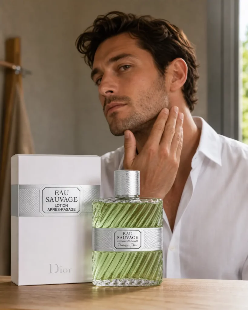 Christian Dior Dior Eau Sauvage After Shave Lotion - sfeerfoto in gebruik
