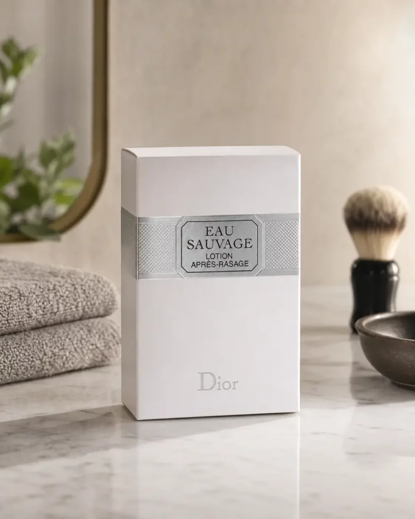 Christian Dior Dior Eau Sauvage After Shave Lotion - sfeerfoto kaptafel