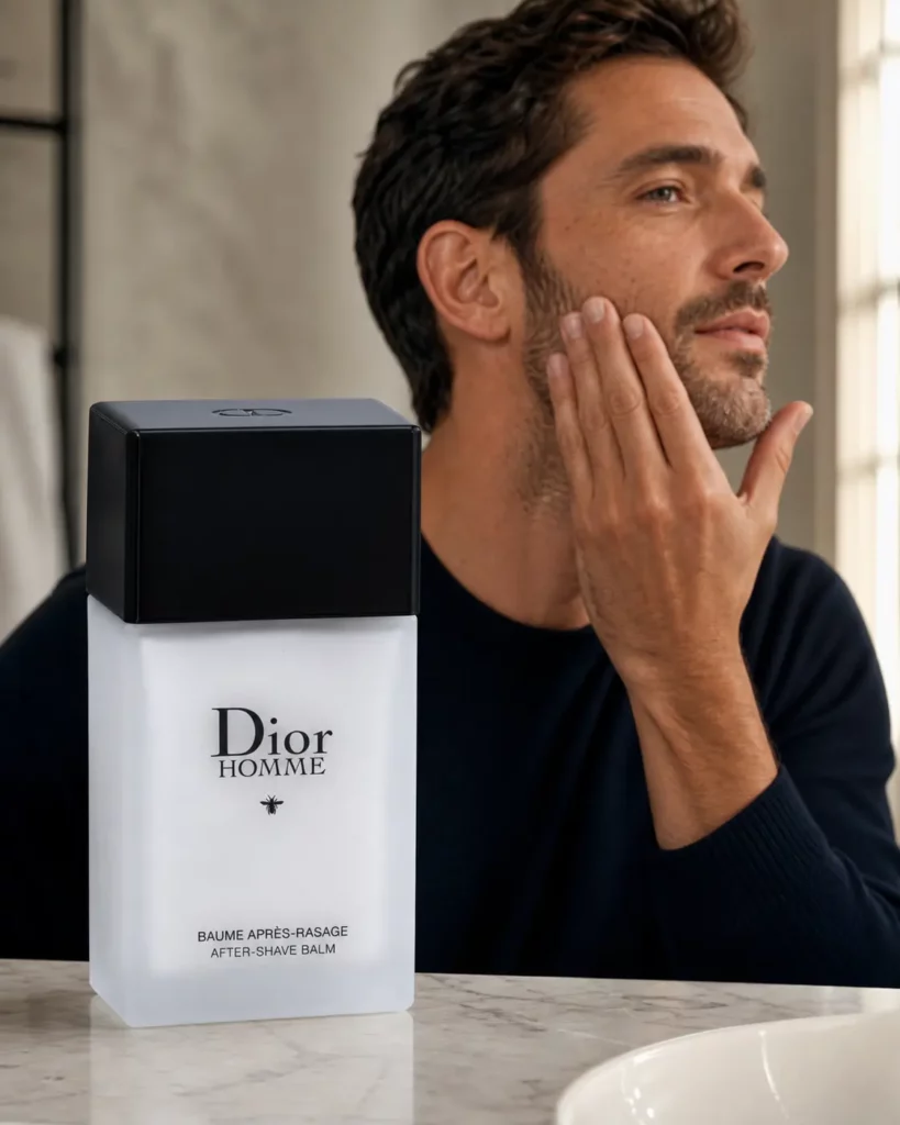 Christian Dior Dior Homme After Shave Balm - sfeerfoto in gebruik