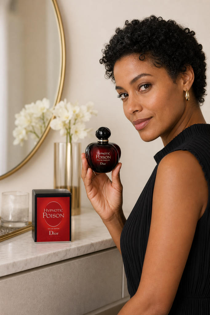 Christian Dior Hypnotic Poison EDP Spray - sfeerfoto in gebruik