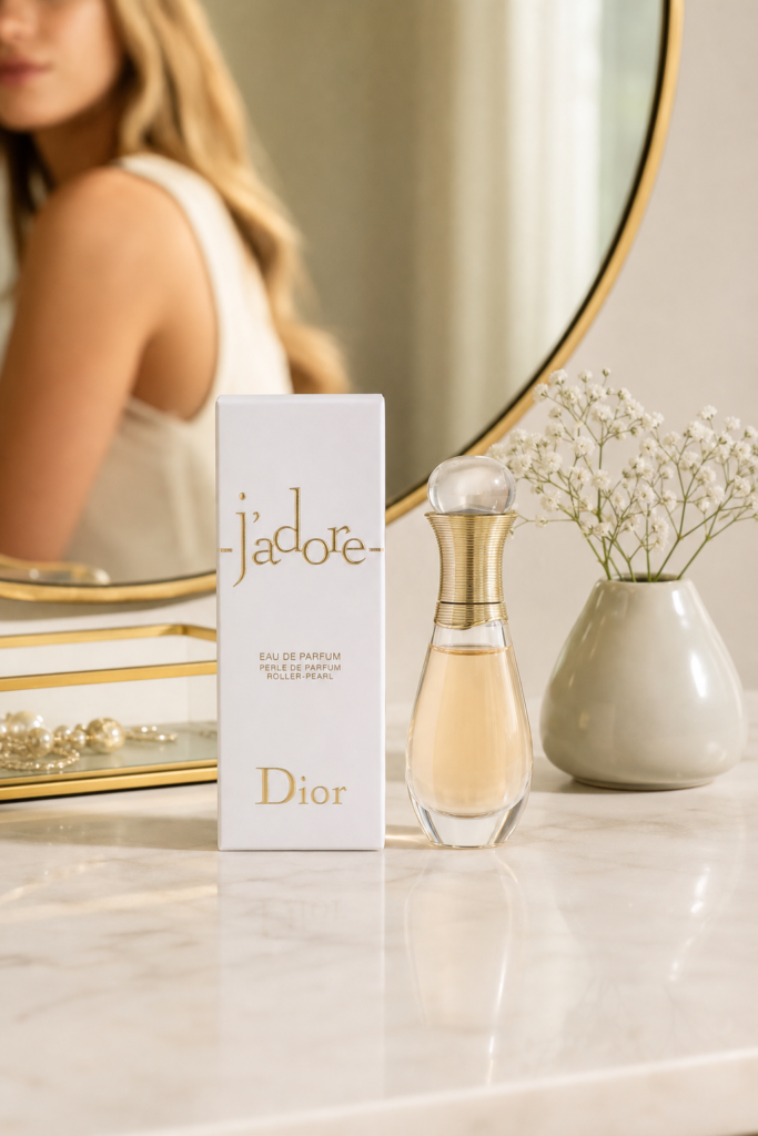 Christian Dior J'Adore Roller-Pearl Eau de parfum - sfeerfoto kaptafel