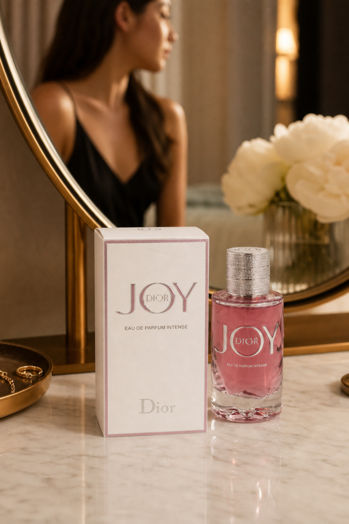 Christian Dior Joy Intense EDP Spray 50ml - sfeerfoto kaptafel
