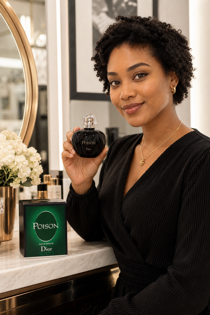 Christian Dior Poison EDT Spray 100ml - sfeerfoto in gebruik