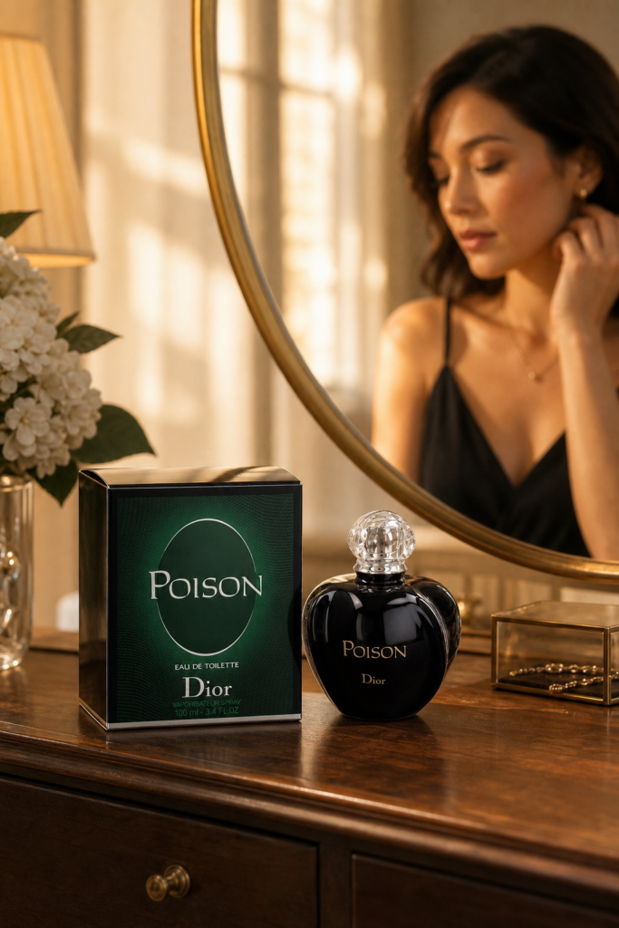 Christian Dior Poison EDT Spray 100ml - sfeerfoto kaptafel
