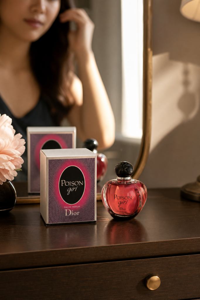 Christian Dior Poison Girl EDP Spray 100ml - sfeerfoto kaptafel