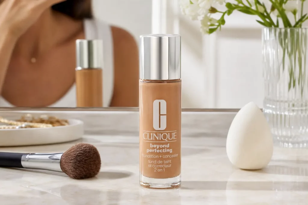 Clinique Even Better Refresh Hydrating & Repairing Makeup SPF 25 CN 70 Vanilla - sfeerfoto shade-setting