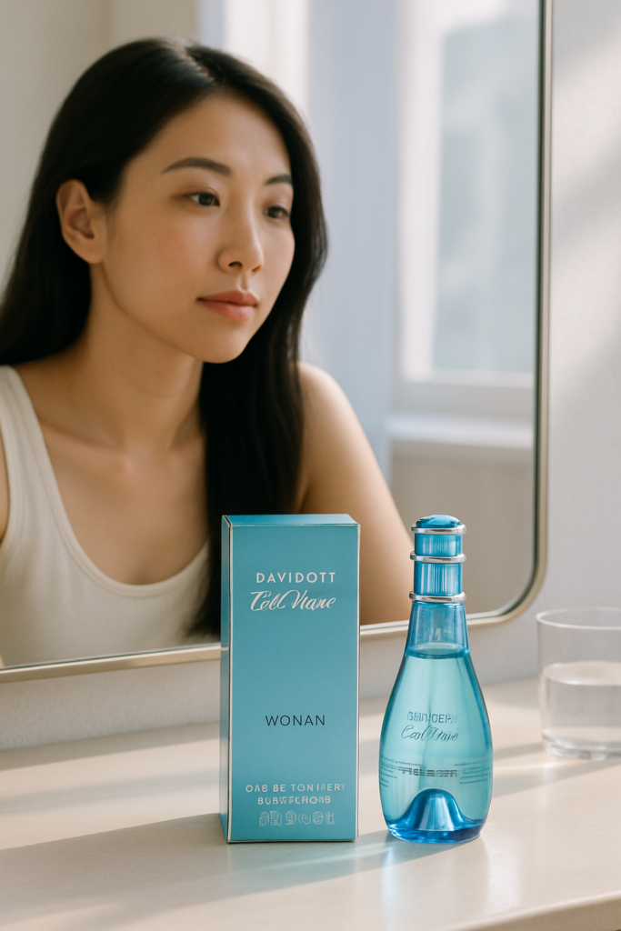 Davidoff Cool Water Woman EDT Spray 30ml - sfeerfoto kaptafel