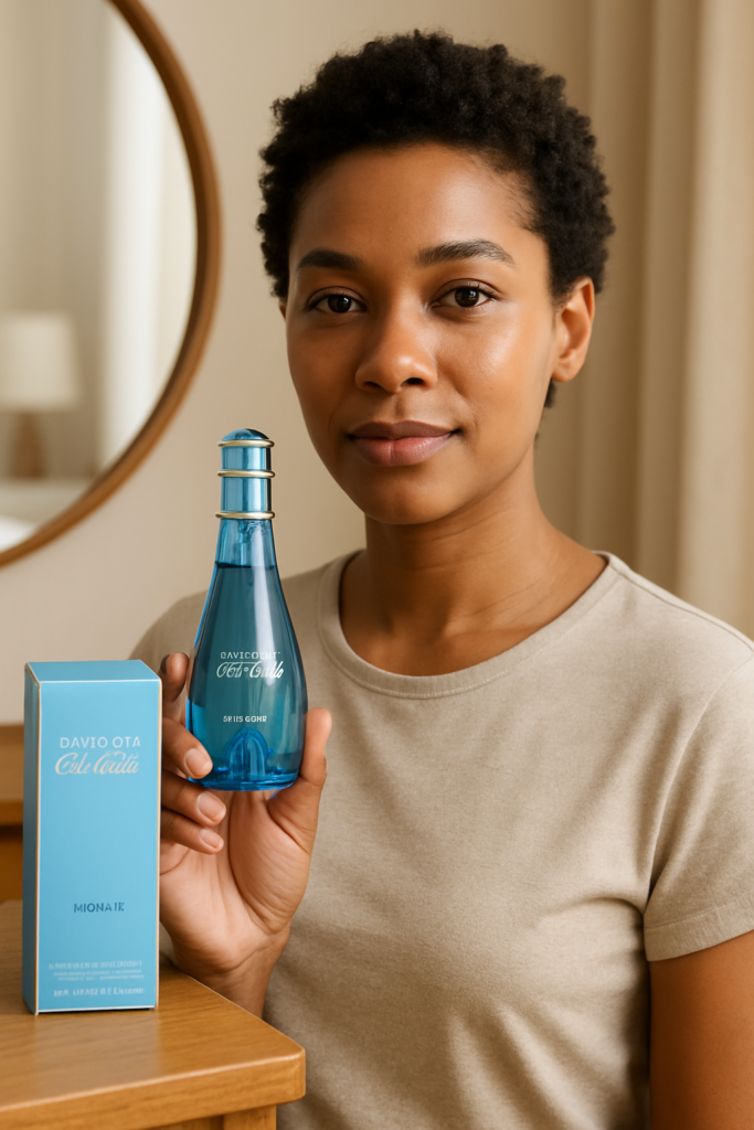 Davidoff Cool Water Woman EDT Spray 50ml - sfeerfoto in gebruik