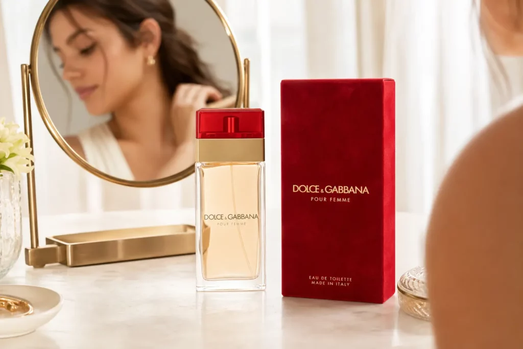 Dolce & Gabbana Dolce & Gabbana Pour Femme Edt Spray - sfeerfoto kaptafel