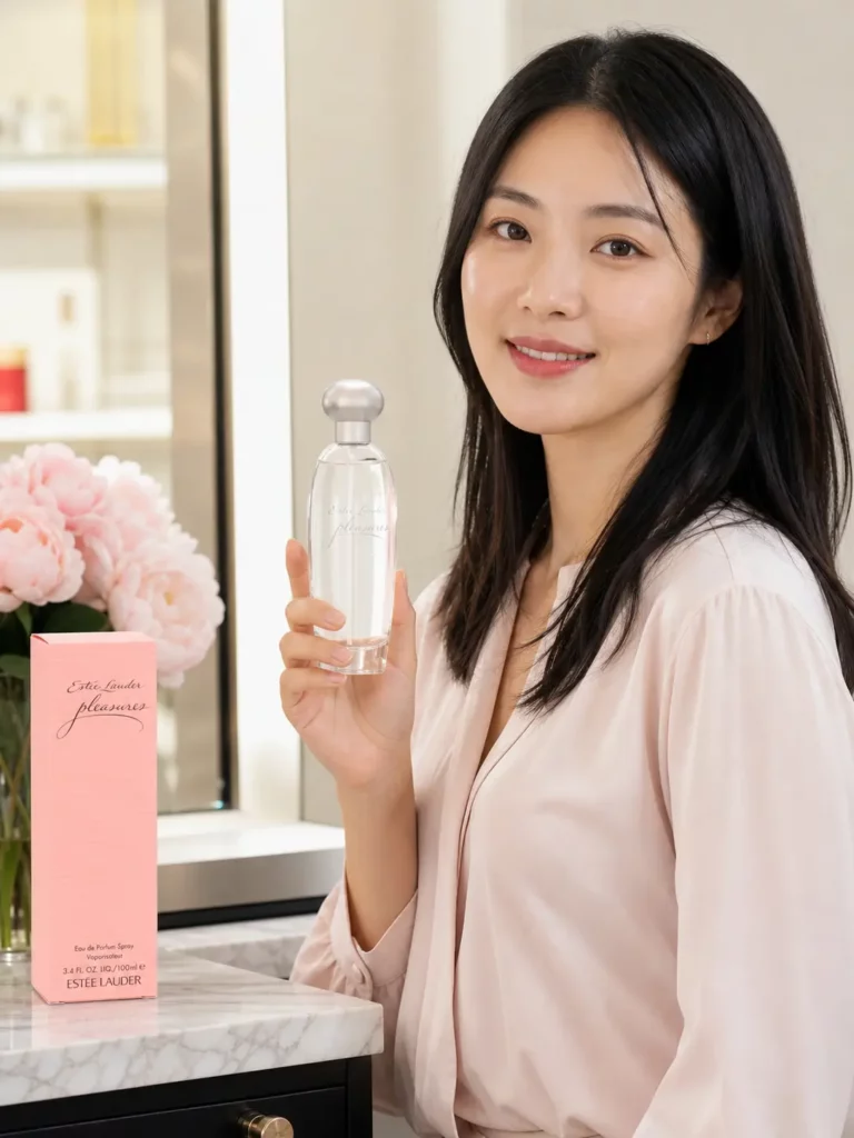Estee Lauder Pleasures EDP Spray 100ml - sfeerfoto in gebruik
