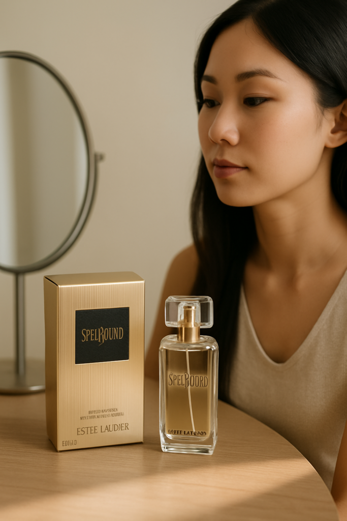 Estee Lauder Spellbound EDP Spray - sfeerfoto kaptafel