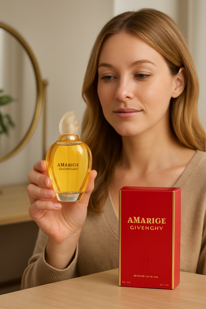 Givenchy Amarige EDT Spray 100ml - sfeerfoto in gebruik