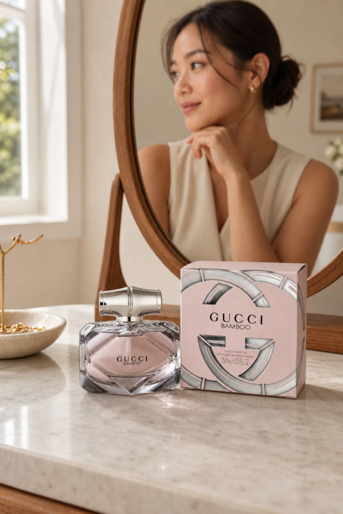 Gucci Bamboo EDP Spray - sfeerfoto kaptafel