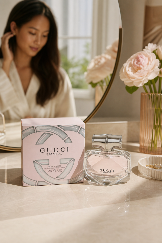 Gucci Bamboo EDT Spray - sfeerfoto kaptafel